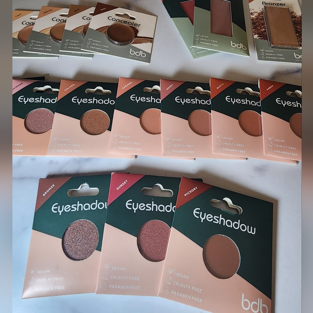 BILLION DOLLAR BEAUTY Eyeshadow Pans|10 Colors|Magnetic Pans| NEW |MSRP $70